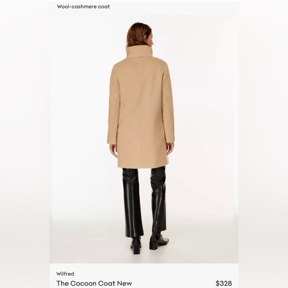 Wilfred - The Cocoon Coat - XXS - Navy Blue - Picture 6 of 11